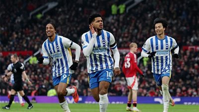 مانشستر يونايتد يواصل نتائجه المخيبة ويسقط أمام برايتون بثلاثية بالدوري الإنجليزي