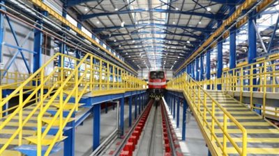 صور توثق ورشة صيانة جرارات GE الجديدة بالسكة الحديد