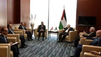 محمود عباس يعرب عن تقديره لدعم الرئيس السيسى للحقوق المشروعة للشعب الفلسطينى