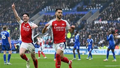 أرسنال يواصل ملاحفة ليفربول بفوز قاتل على ليستر سيتي