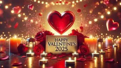 أجمل رسائل التهنئة في عيد الحب 2025