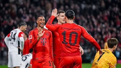 بايرن ميونخ يحقق فوزا كبيرا على آينتراخت فرانكفورت في الدوري الألماني