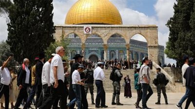 مئات المستوطنين يقتحمون باحات الأقصى بحماية شرطة الاحتلال