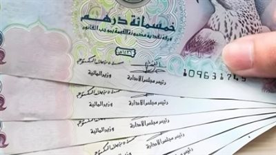 سعر الدرهم الإماراتي في البنك المركزي المصري اليوم 10_ 3_ 2025