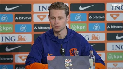 دي يونج عن مواجهة إسبانيا: مباراة كبيرة ضد زملائي.. ولا أعرف كيف سنوقف يامال