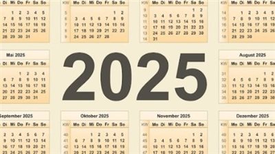  الإجازات الرسمية المقبلة خلال شهر ابريل 2025