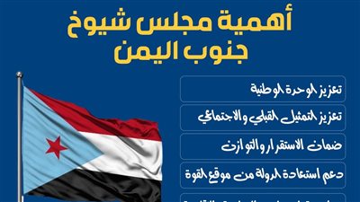 أهمية مجلس شيوخ جنوب اليمن (إنفوجراف)