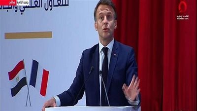 ماكرون: أشكر السلطات المصرية على جهودها الإنسانية لدعم سكان غزة