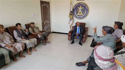 رئيس تنفيذية انتقالي شبوة يلتقي بعدد من أعضاء القيادة المحلية للمجلس بمديرية حبّان