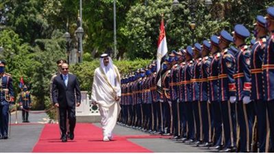 مراسم استقبال رسمية للرئيس السيسى اليوم فى قطر