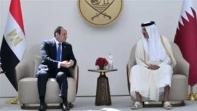 زيارة الرئيس عبدالفتاح السيسى تتصدر افتتاحيات الصحف القطرية
