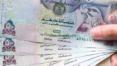 سعر الدرهم الإماراتي مقابل الجنيه المصري اليوم الإثنين 5 مايو 2025