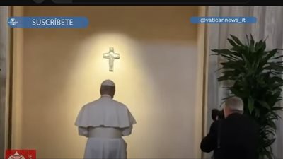 البابا ليو 14 يزور قبر فرانسيس فى روما.. فيديو