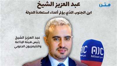 عبد العزيز الشيخ.. ابن الجنوب الذي يؤلم أعداء استعادة الدولة (إنفوجراف)