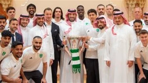 ولى العهد السعودى يستقبل أهلى جدة بعد تتويجه بدوري أبطال آسيا