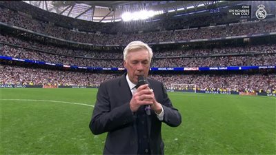 بـ الدموع.. أنشيلوتي يودع ريال مدريد بكلمات مؤثرة