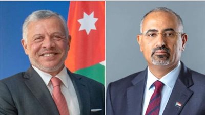  نائب رئيس مجلس القيادة الرئاسي باليمن يهنئ ملك الأردن بعيد المملكة الـ79 