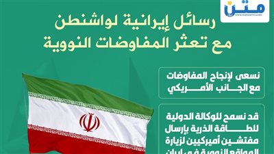 رسائل إيرانية لواشنطن مع تعثر المفاوضات النووية (إنفوجراف)