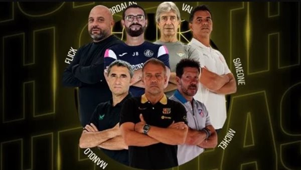 غياب أنشيلوتي.. قائمة المرشحين لجائزة أفضل مدرب بالدوري الإسباني غياب أنشيلوتي.. قائمة المرشحين لجائزة أفضل مدرب بالدوري الإسباني