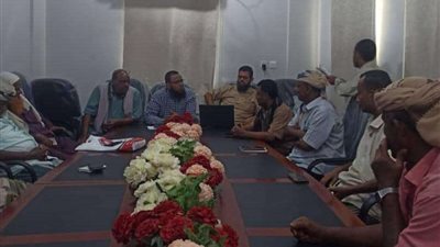 انتقالي المضاربة والسلطة المحلية بالمديرية يناقشان سبل تعزيز العمل المشترك 