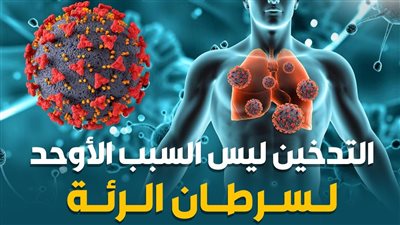 التدخين ليس السبب الأوحد لسرطان الرئة (انفوجراف)