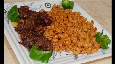 طريقة عمل مكرونة بكباب الحلة في المنزل