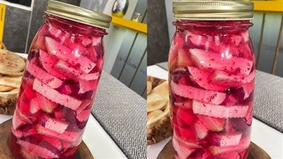 طريقة عمل اللفت المخلل