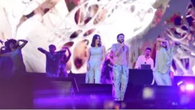  تارا عماد تغني مع ويجز في مهرجان العلمين الجديدة 2025