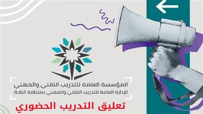 تعليق الدراسة في الباحة وتحويل التدريب إلى التعليم عن بعد