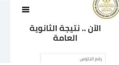 رابط مباشر للحصول على نتيجة الثانوية العامة الدور الثاني 2025 برقم الجلوس