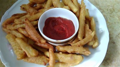 طريقة عمل بطاطس زنجر