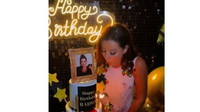 الإعلامية رضوي الشربيني تمازح جمهورها في عيد ميلادها