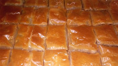 طريقة عمل صينية جلاش حلو 