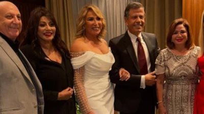 إيناس الدغيدي تحتفل بعقد قرانها على رجل الأعمال أحمد عبد المنعم