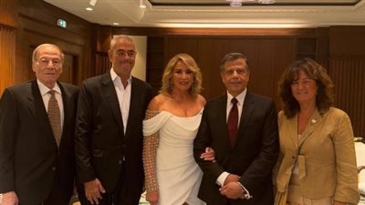 إيناس الدغيدي وزوجها أحمد عبد المنعم.. قصة حب تحت الأضواء