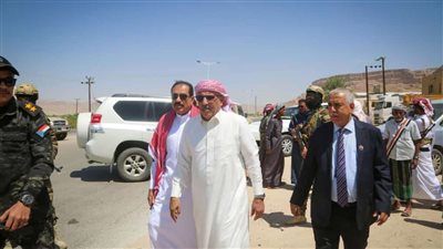 الكثيري والشعيبي يصلان وادي حضرموت للمشاركة في فعالية الذكرى الـ62 لثورة 14 أكتوبر بمدينة شبام 