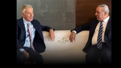 نائب الرئيس الفلسطيني يبحث مع توني بلير اليوم التالي للحرب فى غزة