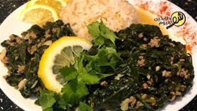طريقة عمل سبانخ باللحمة المفرومة