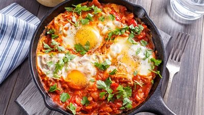 طريقة عمل شكشوكة البيض في الفرن