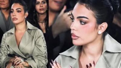 جورجينا رودريجيز تخطف الأنظار في أسبوع الرياض للموضة بإطلالة راقية