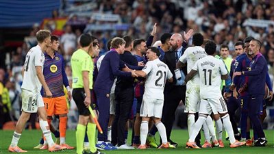 محصلة اشتباكات الكلاسيكو.. عقوبات بالجملة وطرد في صفوف ريال مدريد
