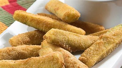 طريقة عمل كوسة مقلية مقرمشة 