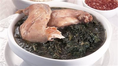 طريقة عمل ملوخية بالأرانب