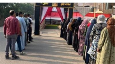  اللجان الانتخابية بمنطقة الهرم تواصل استعداداتها لاستقبال الناخبين في انتخابات مجلس النواب المصري