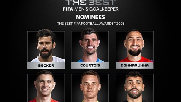 المرشحون لجائزة أفضل حارس مرمى في العالم 2025 المرشحون لجائزة أفضل حارس مرمى في العالم 2025