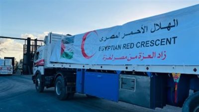 مساعدات إنسانية متنوعة.. قافلة زاد العزة الـ74 تدخل قطاع غزة عبر ميناء رفح