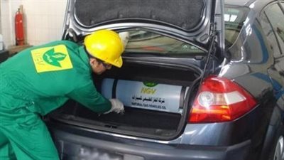عملية تحويل السيارة للعمل بالغاز الطبيعي