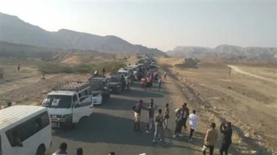 موكب مديرية حجر ينضم إلى قوافل حضرموت نحو مليونية سيئون بذكرى 30 نوفمبر