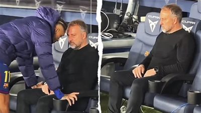 ما سر سوء حالة هانز فليك بعد الفوز على ألافيس؟.. برشلونة يوضح