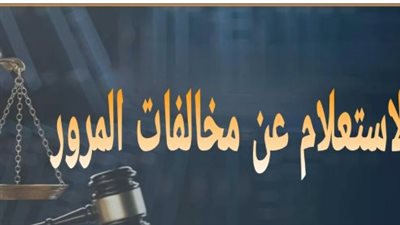 الخدمات الإلكترونية الجديدة: الاستعلام عن مخالفات المرور عبر الإنترنت.. تسهيل على المواطنين وتخفيف للضغط.